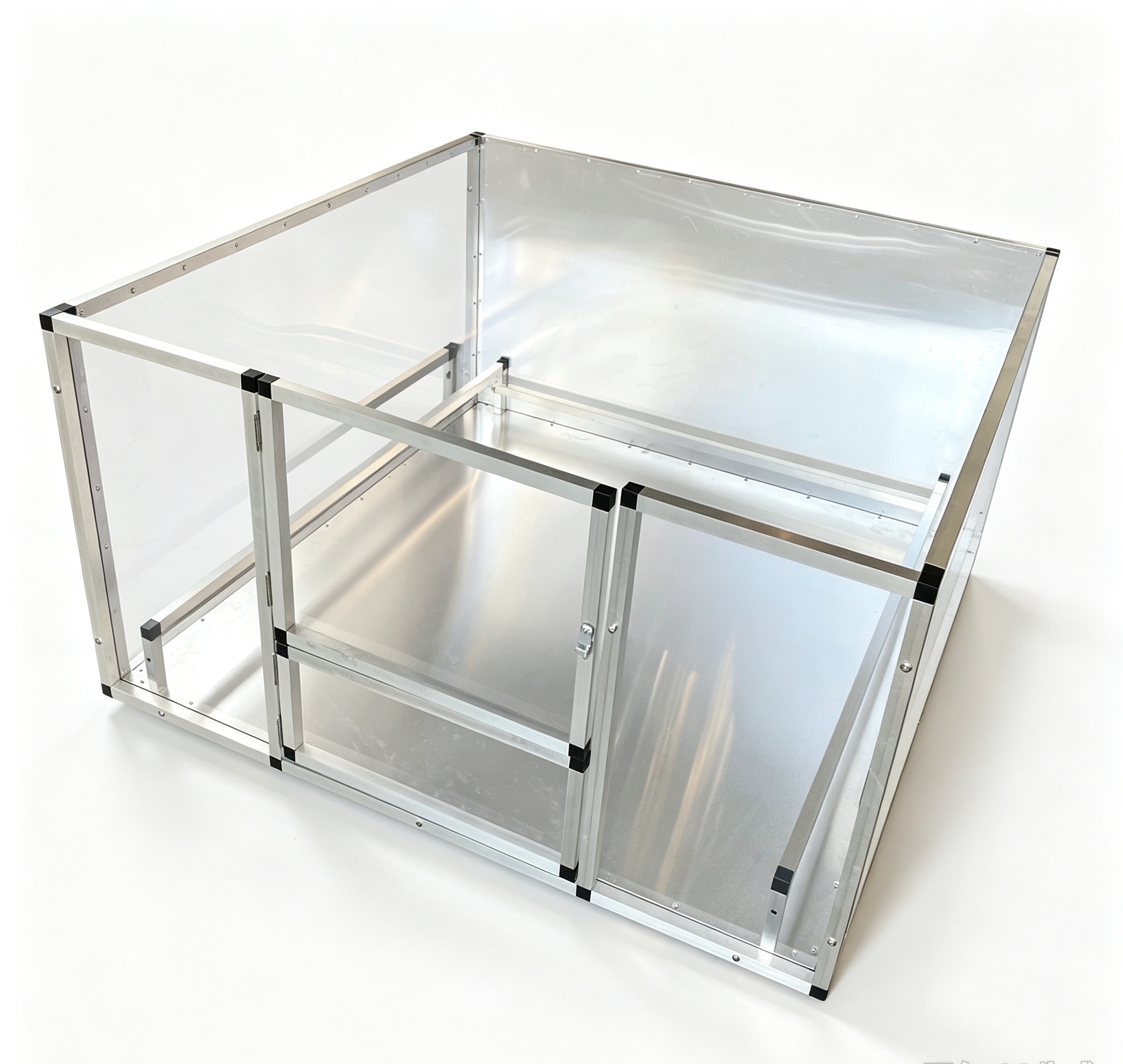 48" X 48" X 24" Metal French Bulldog Elevated Whelping Box with Customizable Size & Color Animal Use