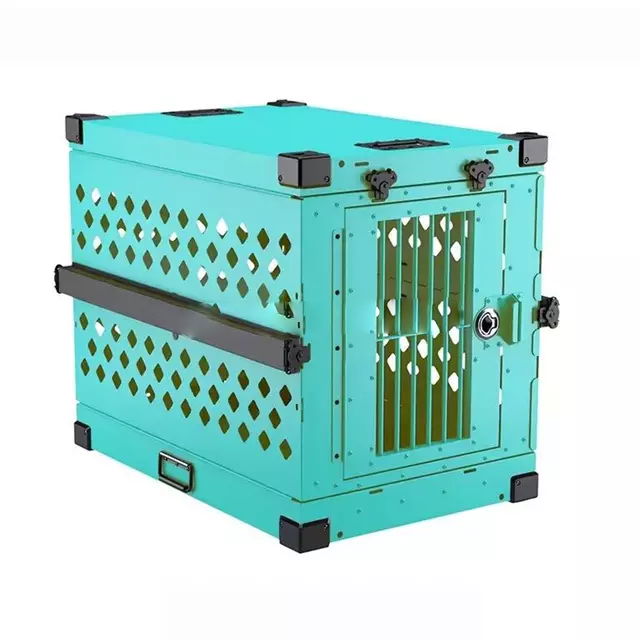 Large Modular Aluminum Dog Cage
